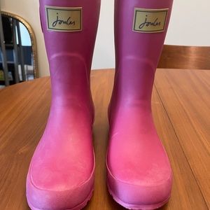 Gently worn Joules mid-calf Rain Boot Size 7